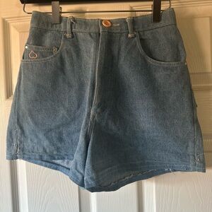 Samantha Pleet Classic Blue Jean Shorts